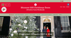 Desktop Screenshot of dinmore-christmas-trees.co.uk
