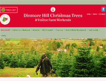 Tablet Screenshot of dinmore-christmas-trees.co.uk